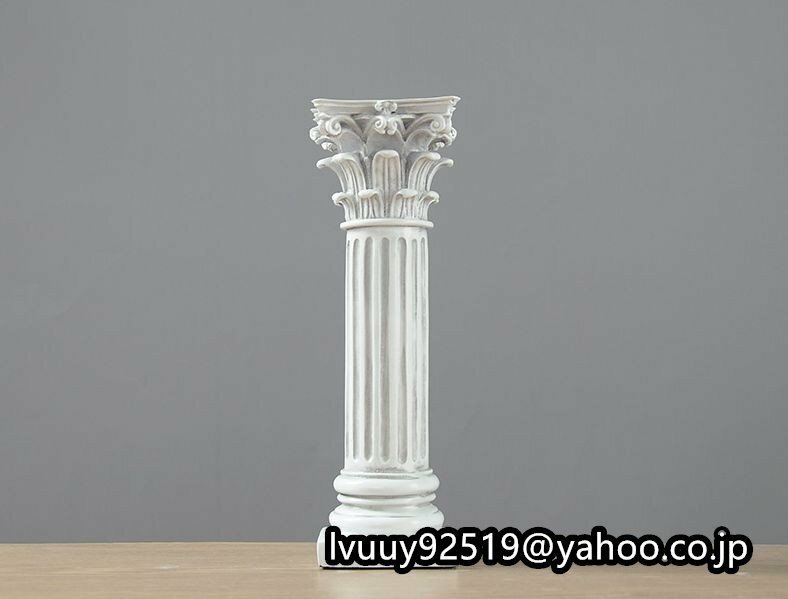 置物 神殿の柱モチーフ 古代ギリシャ様式 アンティーク調