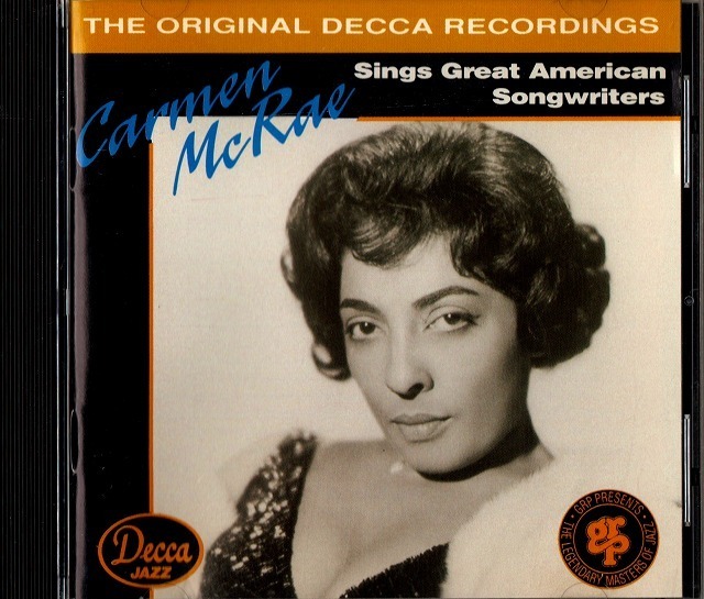 ■美品【CD】Carmen McRae[カーメン・マックレー] Sings Great American Songwriters 全20曲 GRD-631■送料￥185～(全国一律・離島含む)