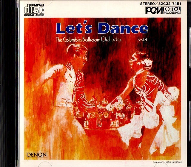 ■美品【CD】Let’s Dance vol.4 The Columbia Ballroom Orchestra／DANCING QUEEN 他全14曲 32C32-7451■送料￥185～(全国一律・離島含む)