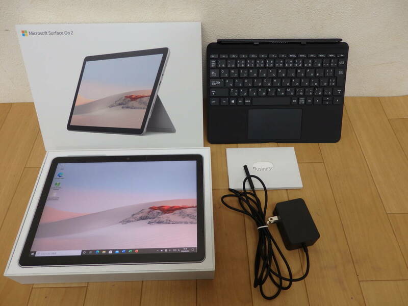 F150) Microsoft Surface Laptop Go2 ノートパソコン キーボード付　Windows10 128GB 8GB RAM Platinum office Home&Business2019