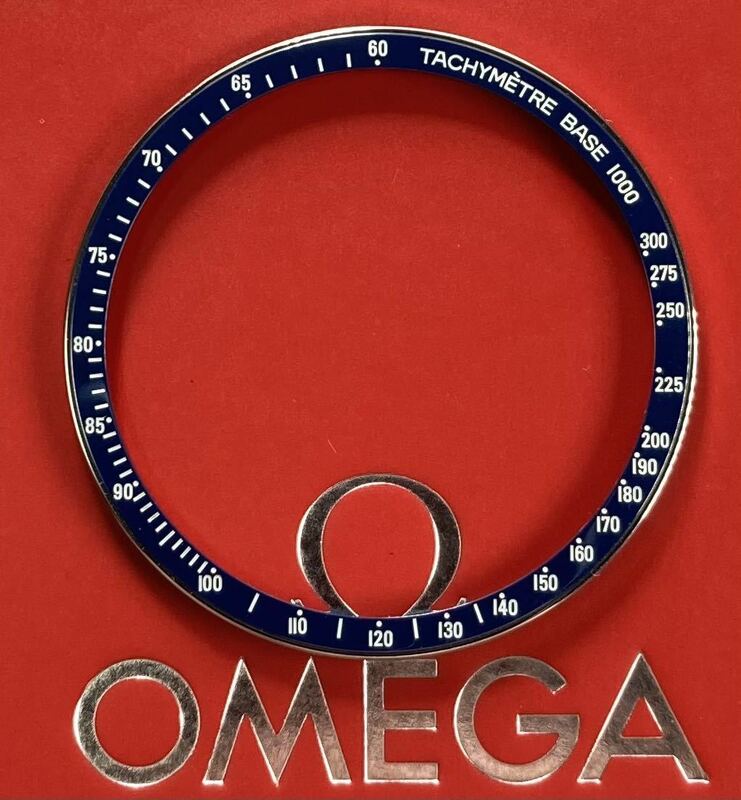 純正品 やや変色 CK2998 ベゼル オメガ OMEGA スピードマスター SPEEDMASTER Moon Watch bezel 311.32.40.30.02.001 1000タキ DON BASE1000