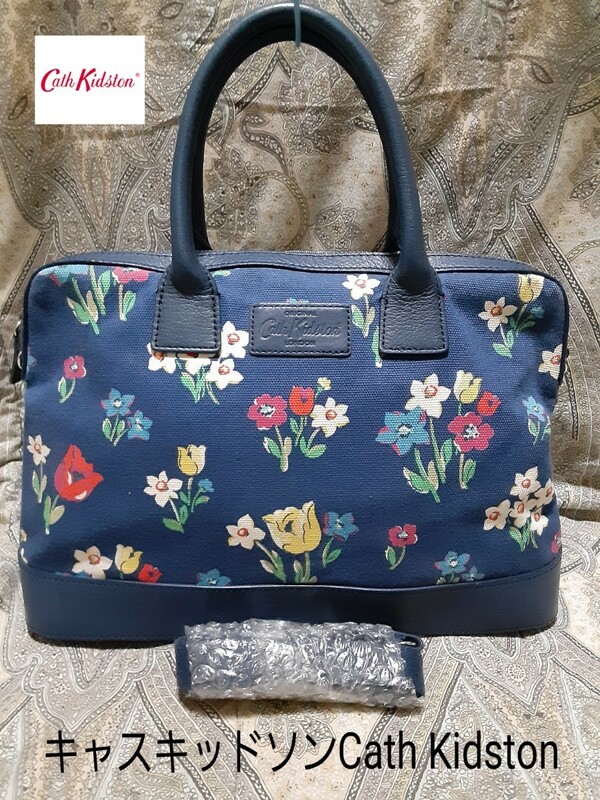 キャスキッドソン Cath Kidston 2way/本革コンビ/斜め掛けショルダーハンドバッグ