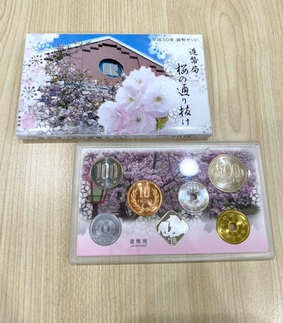 造幣局 桜の通り抜け 貨幣セット 大提灯 平成30年 JAPAN Mint 額面666円 硬貨セット 記念硬貨