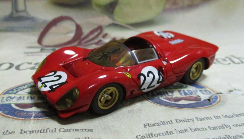 ★激レア絶版★BBR*1/43*Ferrari 330P4 Spyder #224 1967 Targa Florio*フェラーリ≠MR