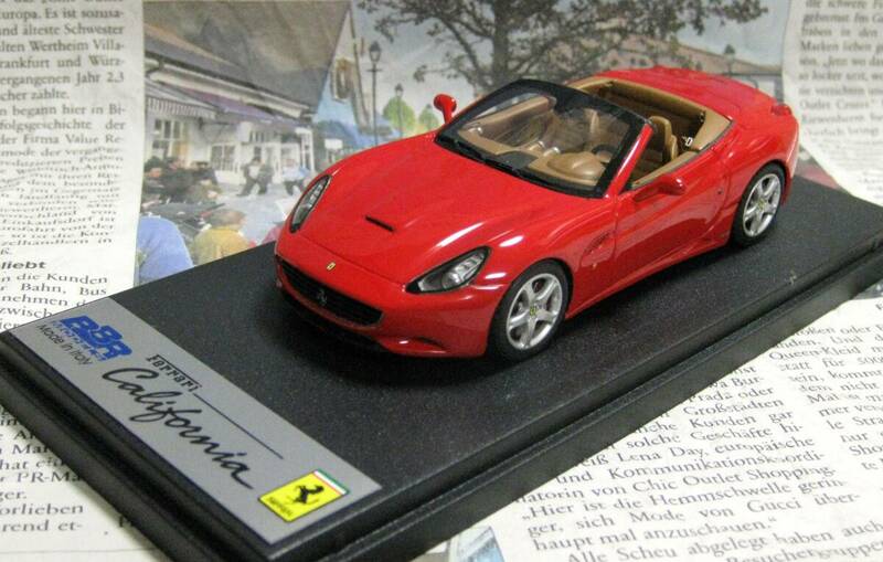 ★レア絶版☆BBR*1/43*2008 Ferrari California Spider レッド*フェラーリ≠MR