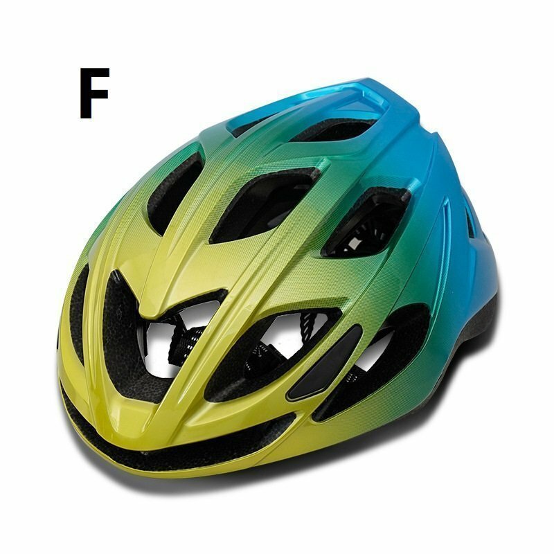 自転車 ヘルメット グラデーション サイクルヘルメット サイクリング 大人 通気性 自転車用 高剛性 通勤 オシャレ 軽い F mz0022