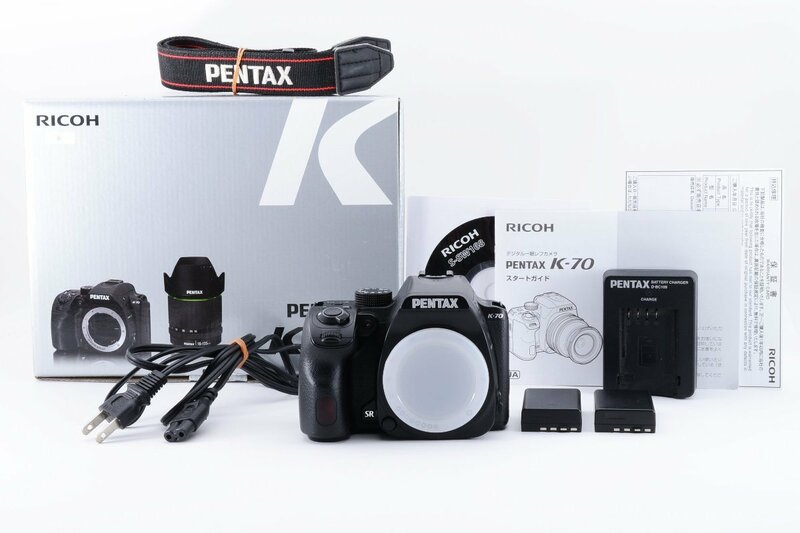 PENTAX K-70 ボディ ブラック APS-Cデジタル一眼レフカメラ 少し訳あり 美品　元箱付