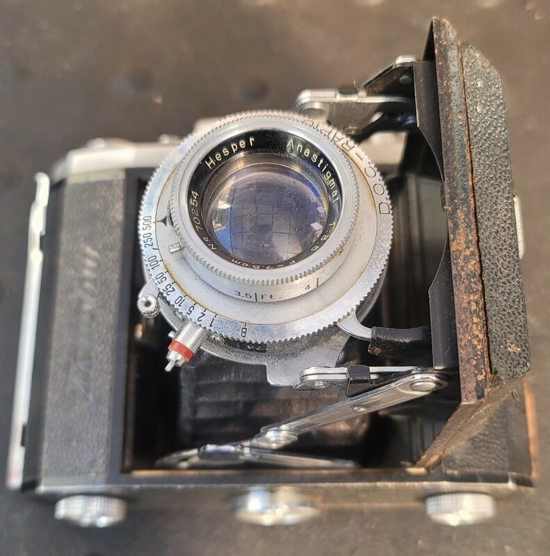 Zenobia R 1：3.5 75mm 蛇腹カメラ 中判カメラ ゼノビア アンティーク コレクション 汚れあり 当時物 中古現状品