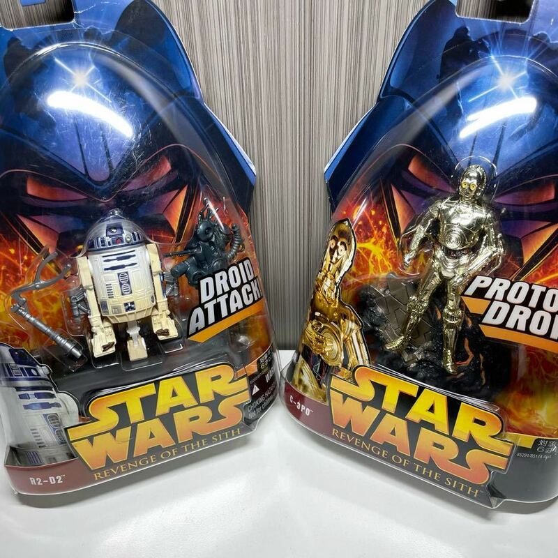 【未開封】ハズブロ STAR WARS R2-D2 & C-3PO / 検 スターウォーズ ブラックシリーズ ケナー 3.75 ベーシック ドロイド フィギュア
