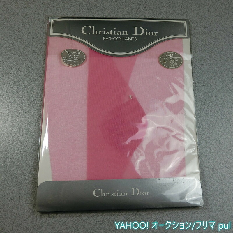 Christian Dior クリスチャンディオール パンティストッキング パンスト リズロン ピンク Mサイズ 