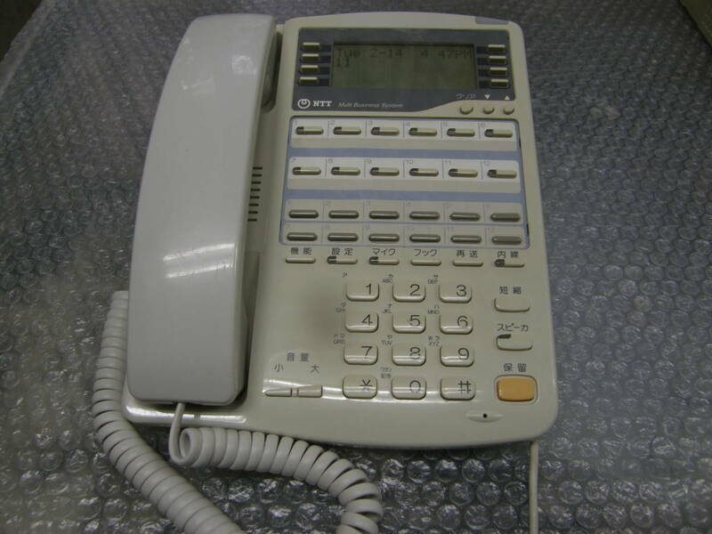 P１６５　MBS-12LTEL＜１＞ 　　αRX２の１２ボタンバス標準電話機（内線１１）