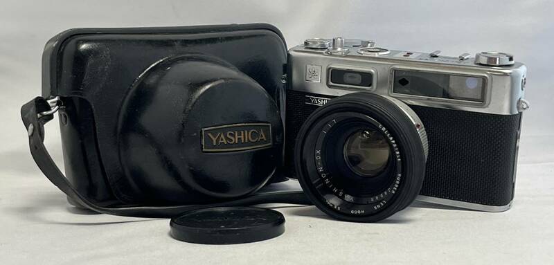 【YOSHICA Electro35】フィルムカメラ　ヤシカ　中古品　ケース付き　動作未確認　ジャンク品