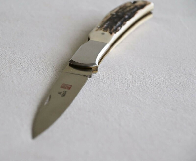 【美品】ALMAR フォールディングナイフ C09H 刃渡り 9cm アウトドア サバイバル キャンプ