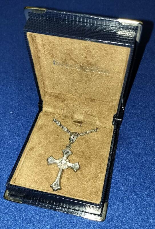 銀製　ローリーロドキン　シルバーSＶ925　十字架ペンダント　ネックレス