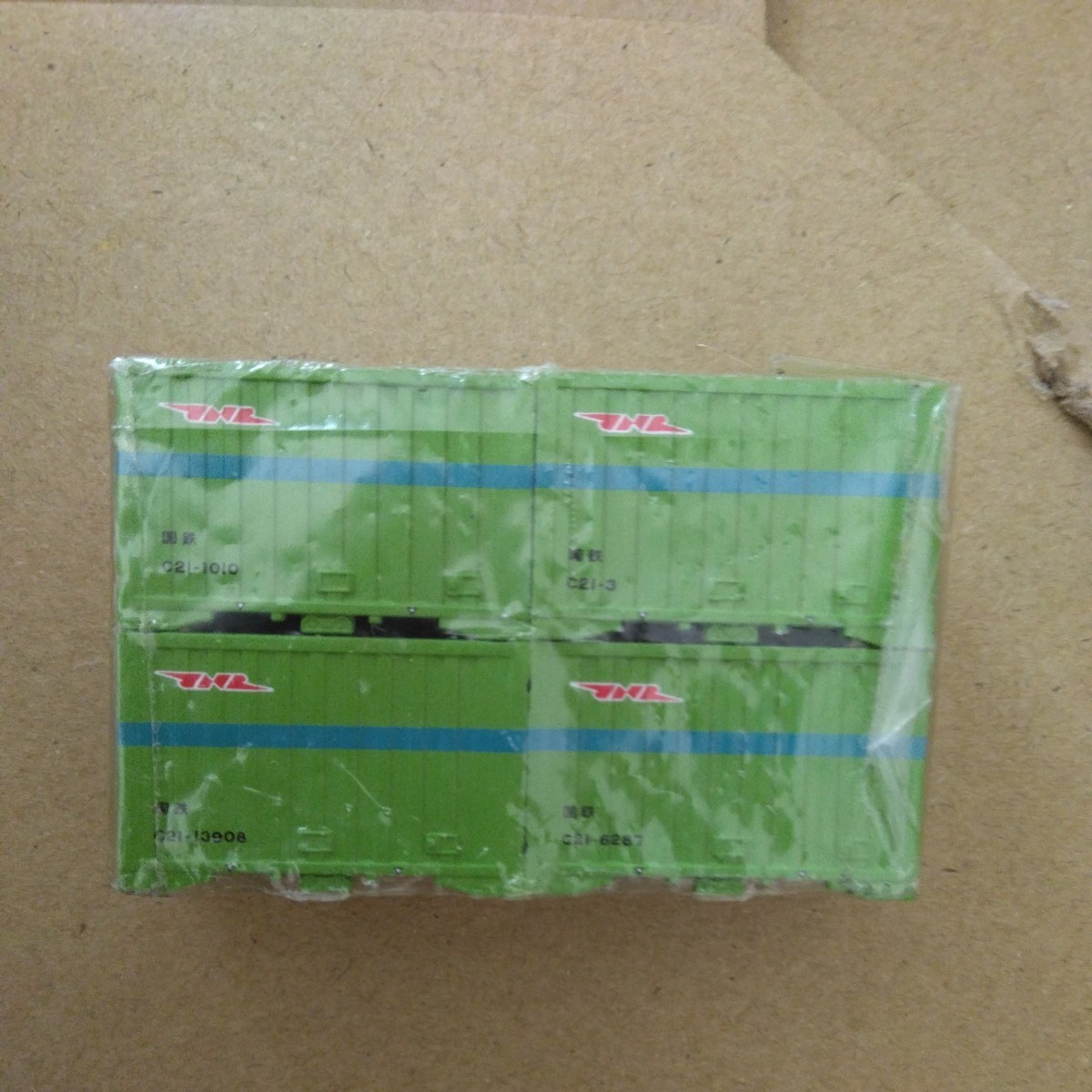 TOMIX 2756 コキ10000形 付属コンテナ 3101 4個 パーツ セットバラ 付属品 部品鉄道模型 貨物 貨物列車 情景 国鉄 jr Nゲージ トミックス