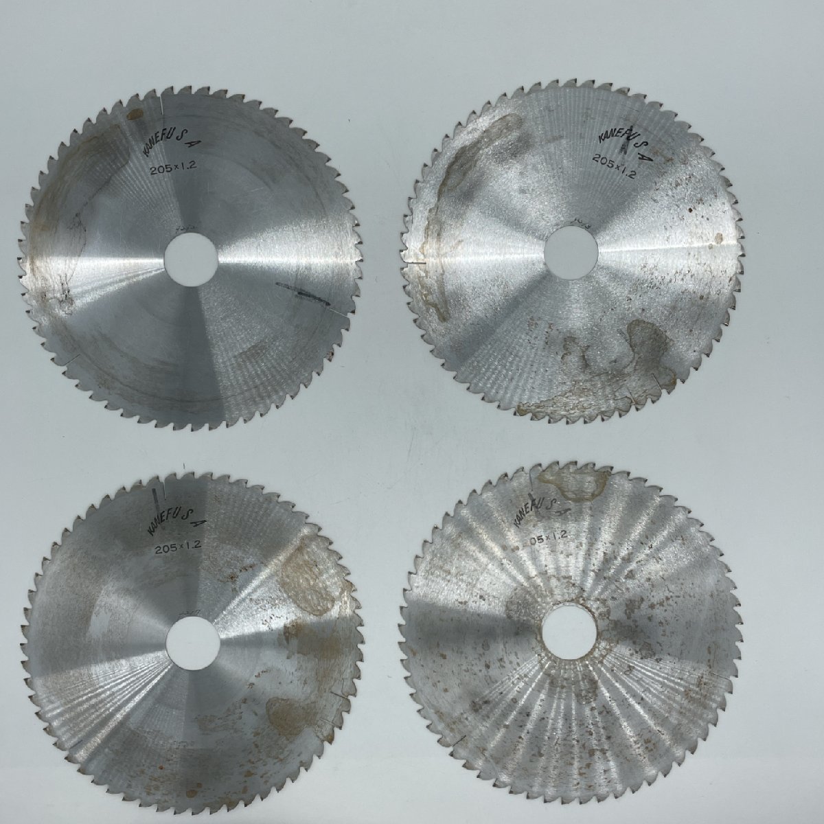兼房 カネフサ KANEFUSA チップソー 4枚　205×1.2 薄鋸 材木切断 電動工具部品 【道楽札幌】