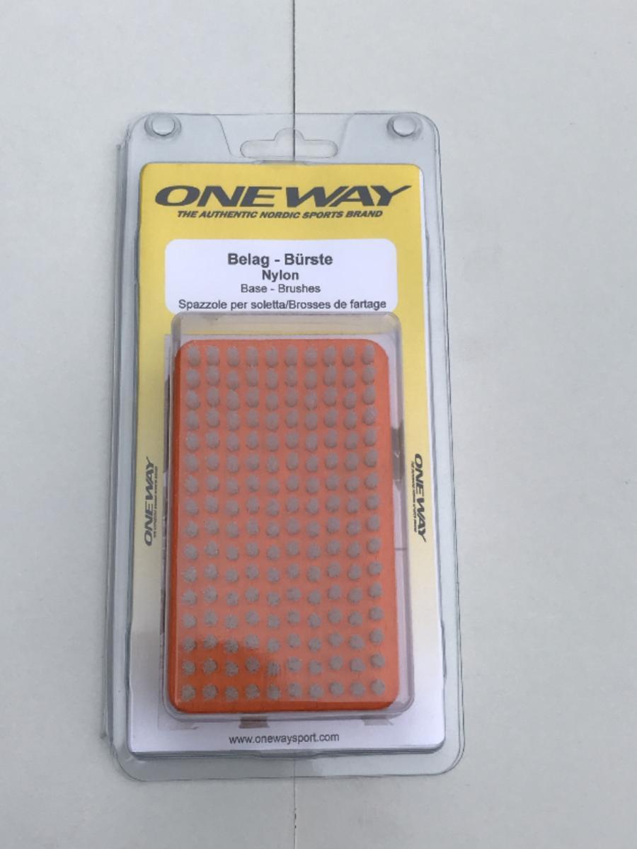 ONEWAY スキーメンテナンス ナイロンブラシ on3318-3 ベースブラシナイロン 13mm オレンジ 未開封保管品