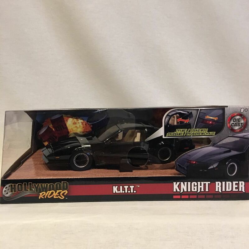未開封 1/24 KNIGHT RIDER K.I.T.T. ナイトライダー キット トランザム ファイヤーバード 完成品 ミニカー モデルカー
