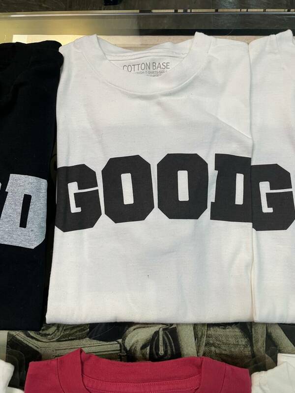 グッドイナフ2000年代　Tシャツ　g cotton base good ホワイト1