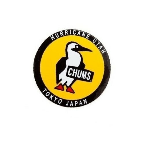 CHUMS Sticker Round Booby Bird 新品 CH62-0156 チャムス ステッカー防水素材