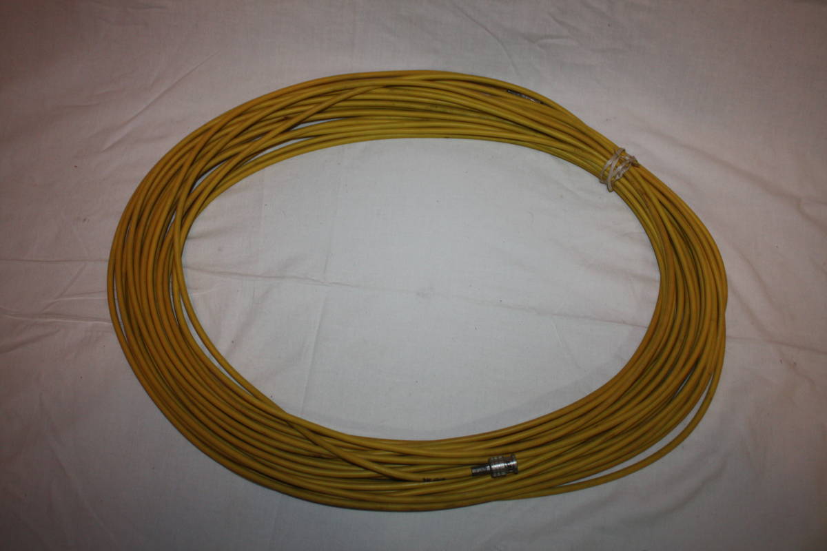 同軸ケーブル　BNCオス←→BNCオス 約２０ｍ