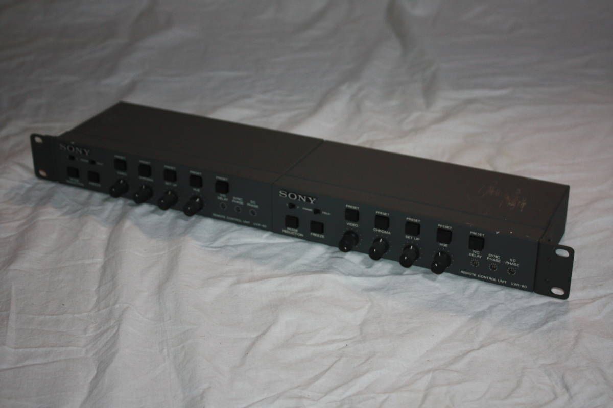 SONY UVR-60 希少！動作品 TBCリモートコントロールユニット 2台セット