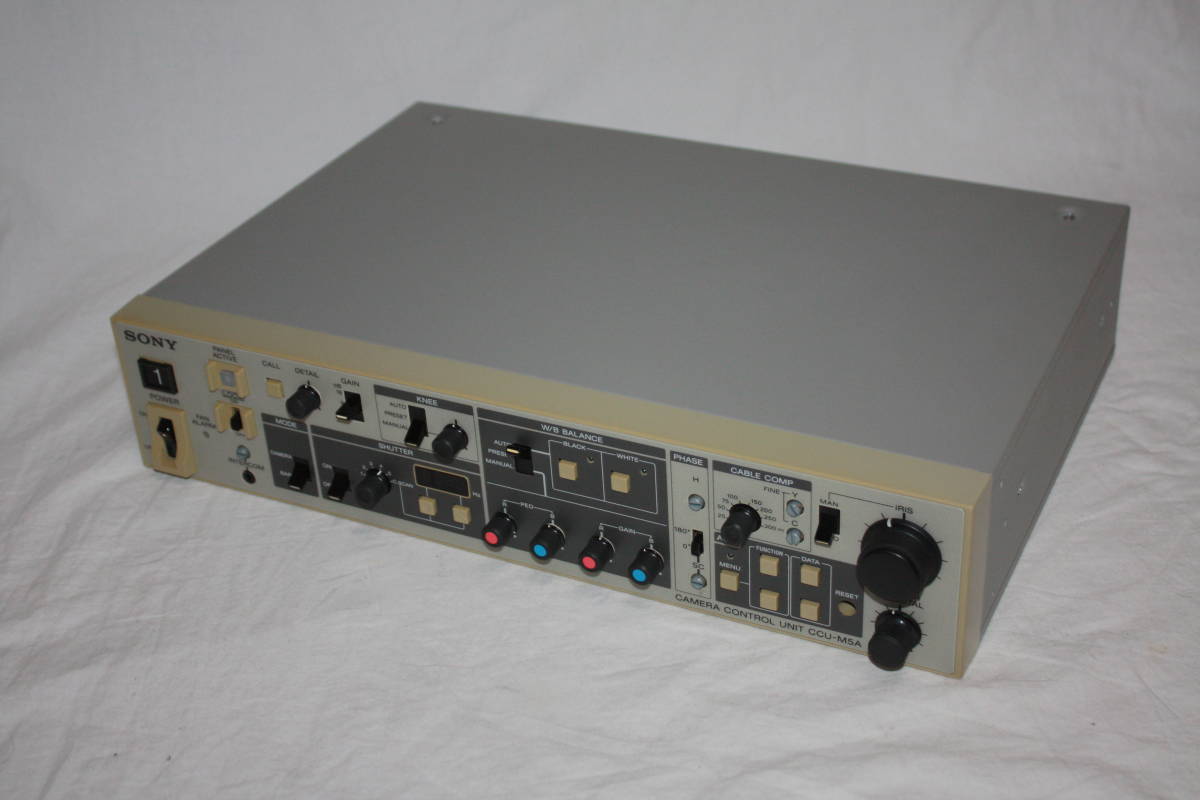 SONY　CCU-M5A　美品　カメラコントロールユニット（検索：HXR-、PMW-、HVR-、PXW-、PDW-、XDCAM、HDW-）