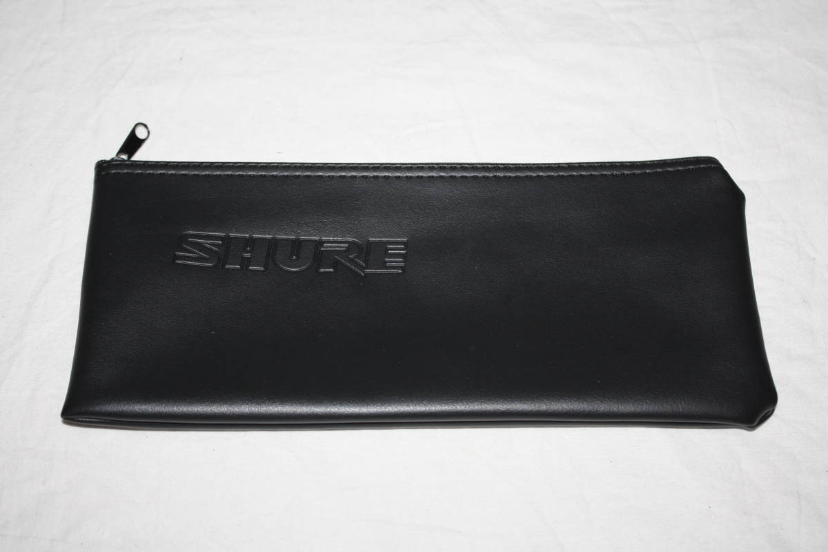 送料無料！　SHURE　美品　マイクソフトケース(大)
