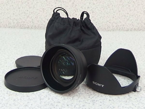 ■β【現状品】SONY/ソニー ワイドコンバージョンレンズ WIDE CONVERSION LENS【VCL-HG0872】 ×0.8【0227-05】