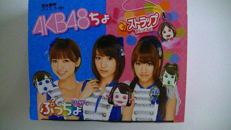 食玩　ぷっちょおまけ AKB48ちょペタストラップ 全18種 未開封品