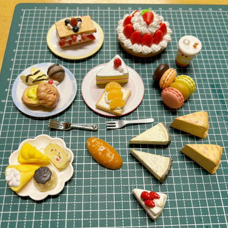 リカちゃん　バービーサイズ　ケーキ　スイーツ　デザート　まとめ売り　寄せ集め　ドールハウス ミニチュア 送料無料