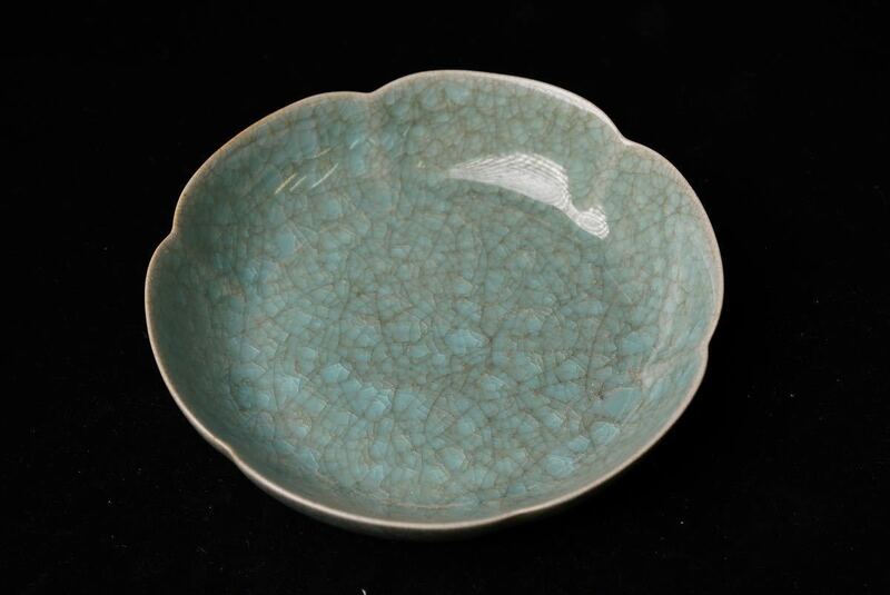 中国美術 古玩 南宋 汝窯 青磁 筆洗 氷裂紋 中国 時代物 飾皿