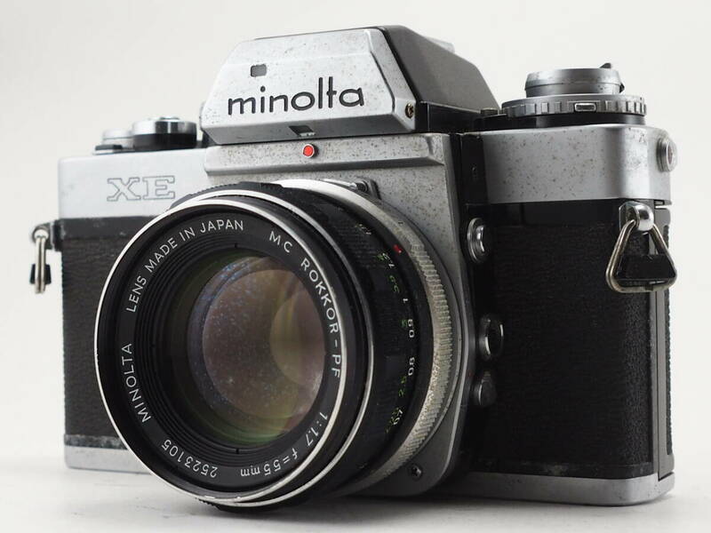★訳あり大特価★ ミノルタ MINOLTA XE ボディ 55mm 単焦点レンズセット #TA3399
