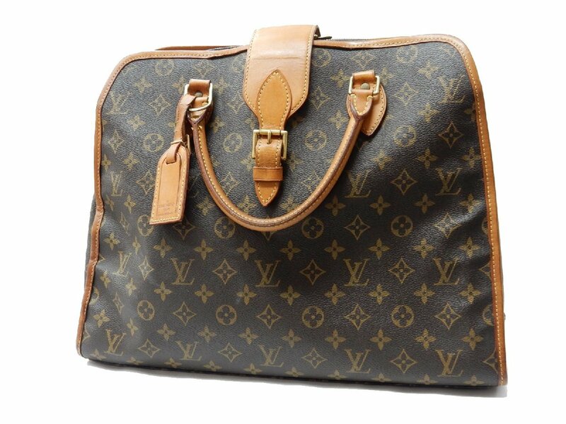 鍵付 ルイヴィトン/LOUIS VUITTON ビジネスバッグ モノグラム リヴォリ M53380 ブラウン MI1906【中古】書類鞄 トートバッグ 訳有