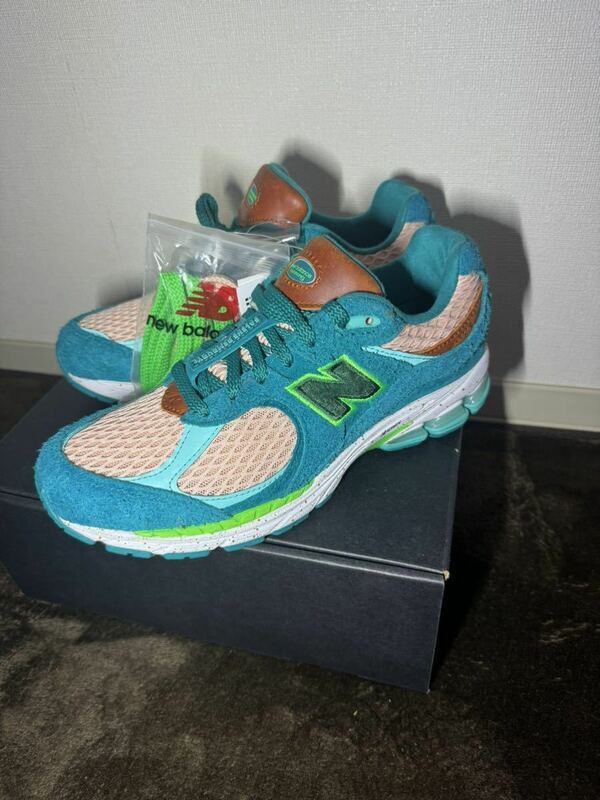 未使用new balance × SALEHE BEMBURY ニューバランス × サレヘ・ベンバリー ML2002RJ 2021年製 25.5cm 替えシューレース付き