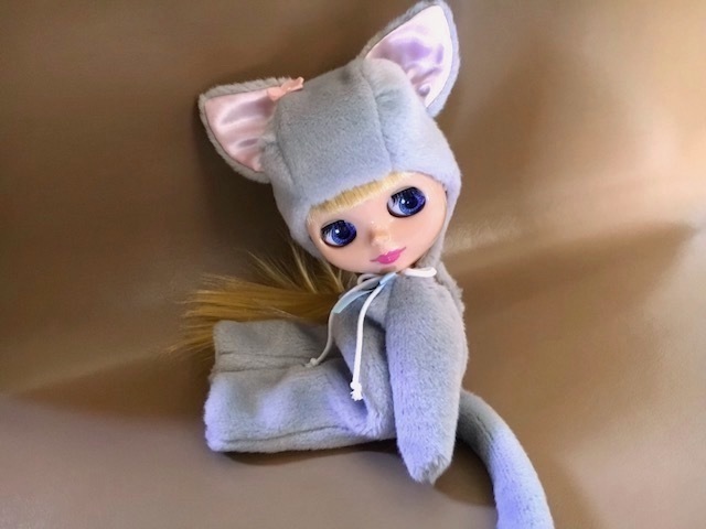 ネオブライス用服　いもうとの灰こねこ　着ぐるみ　　 Blythe　　ブライス