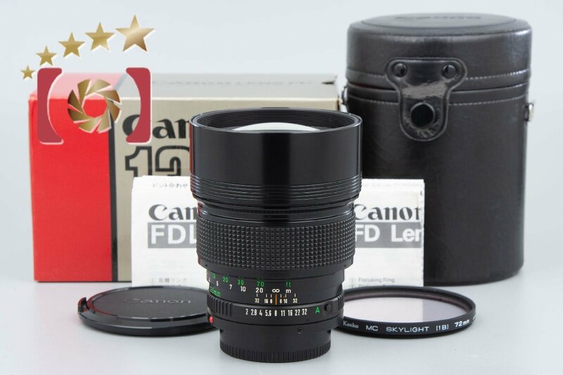 【中古】Canon キヤノン New FD 135mm f/2 元箱付き