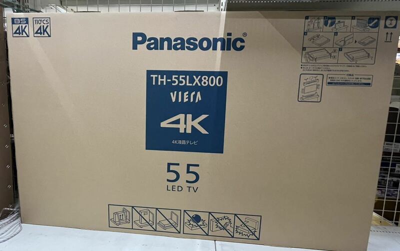 Panasonic VIERA パナソニック ビエラ 55インチ TH-55LX800 4K液晶テレビ 55V型 液晶 テレビ 4K 未開封品 未使用品