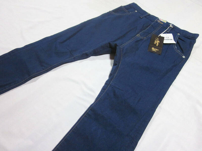 送料無料!!　新品タグ付 定価12390円　golden Boy ゴールデンボーイ　BOY Jeans　サルエル　デニム　ジーンズ　2　W約75CM　日本製　イング