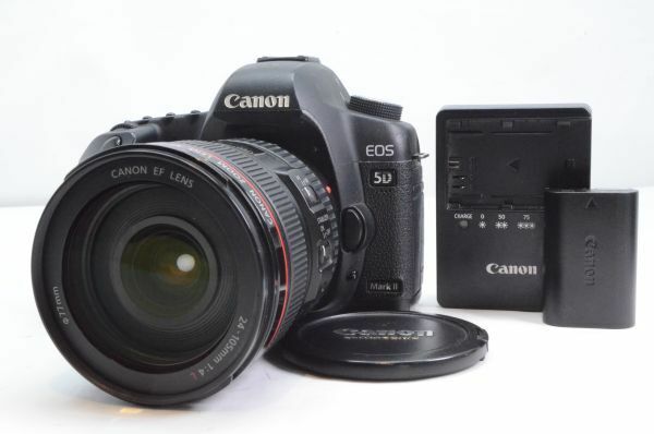 ★Canon キャノン EOS 5D MarkII EF24-105 F4L IS USM★#H0042402077A