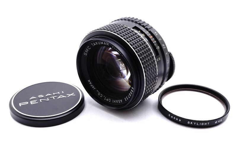 ★美品★ PENTAX ASAHI SMC TAKUMAR 50mm F1.4 Lens ペンタックス レンズ キレイ 完動 ◆18