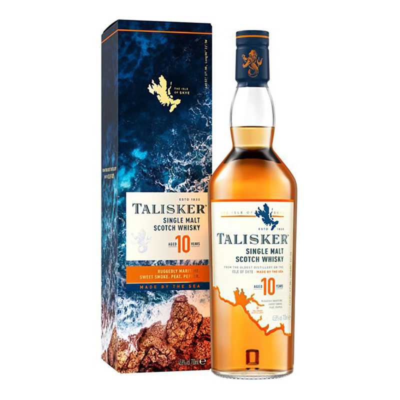 ウイスキー スコッチ アイランズ シングルモルト タリスカー 10年 45.8度 700ml 箱入り TALISKER