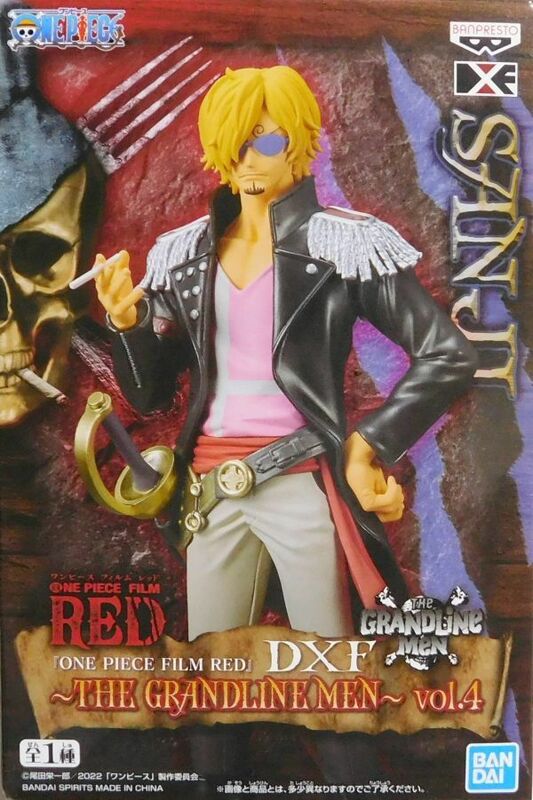 未開封 ワンピース FILM RED DXF THE GRANDLINE MEN vol.4 サンジ One Piece Sanji Figure