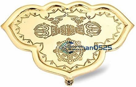 金剛盤 密教法具精巧細緻彫り 真鍮製 仏具密教で使われる仏具 密教法具 前具 寺院仏具