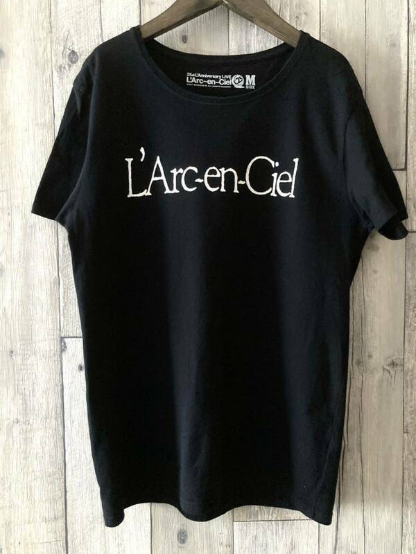 ■希少品■ L'Arc~en~Ciel 会場限定 初期ロゴ 旧ロゴ Tシャツ ラルクアンシエル 25th Mサイズ HYDE ラニバ L'Anniversary L'Arc-en-Ciel