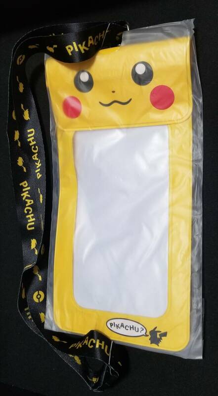 送料無料 ポケモン ピカチュウ 防滴ポーチ iPhone 7 Plus スマホ ケース pokemon Pikachu Case Splash proof