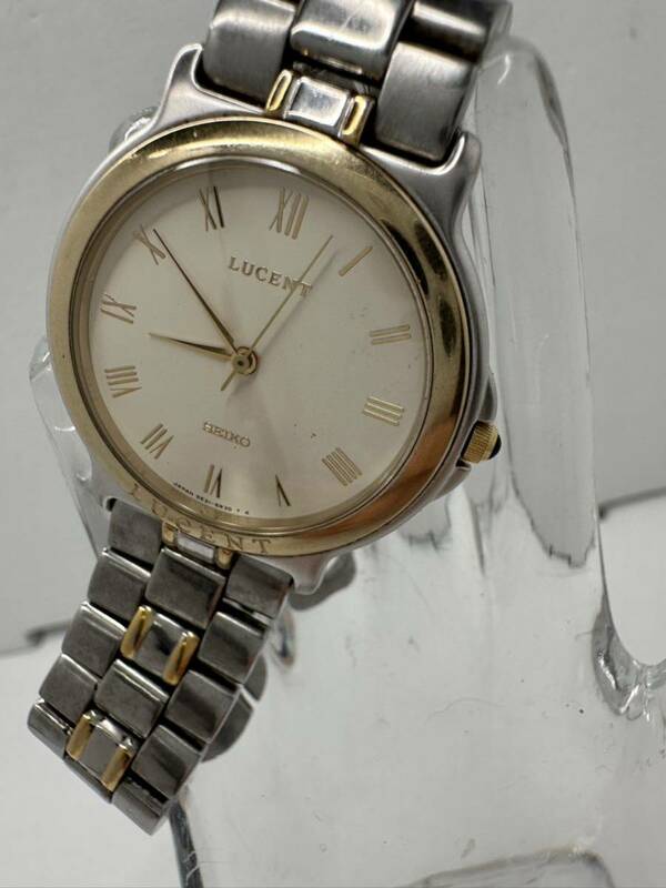 【SEIKO 】LUCENT クォーツ 腕時計 5E21-6B70 中古品　ジャンク　不動　わけあり
