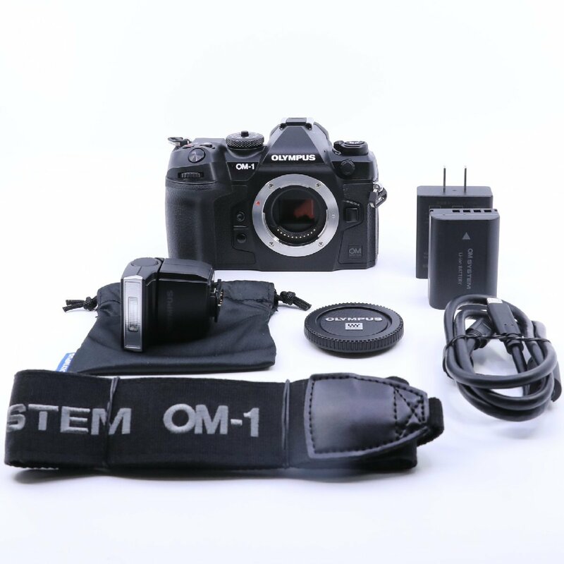 ＜ほぼ新品＞ OM SYSTEM/オリンパス OM-1 ボディ ブラック シャッター回数わずか680枚！