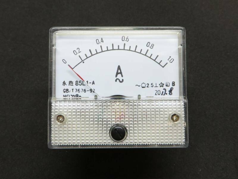 AC1A アナログ電流計 パネルメーター