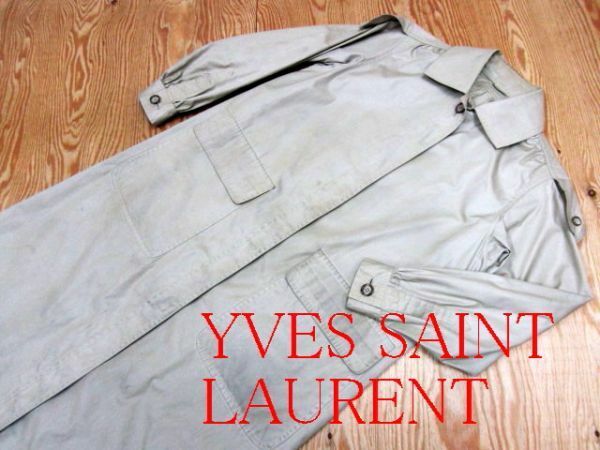 ★イヴサンローラン Yves Saint Laurent★レディース デザインコート ベージュ★R60204023B